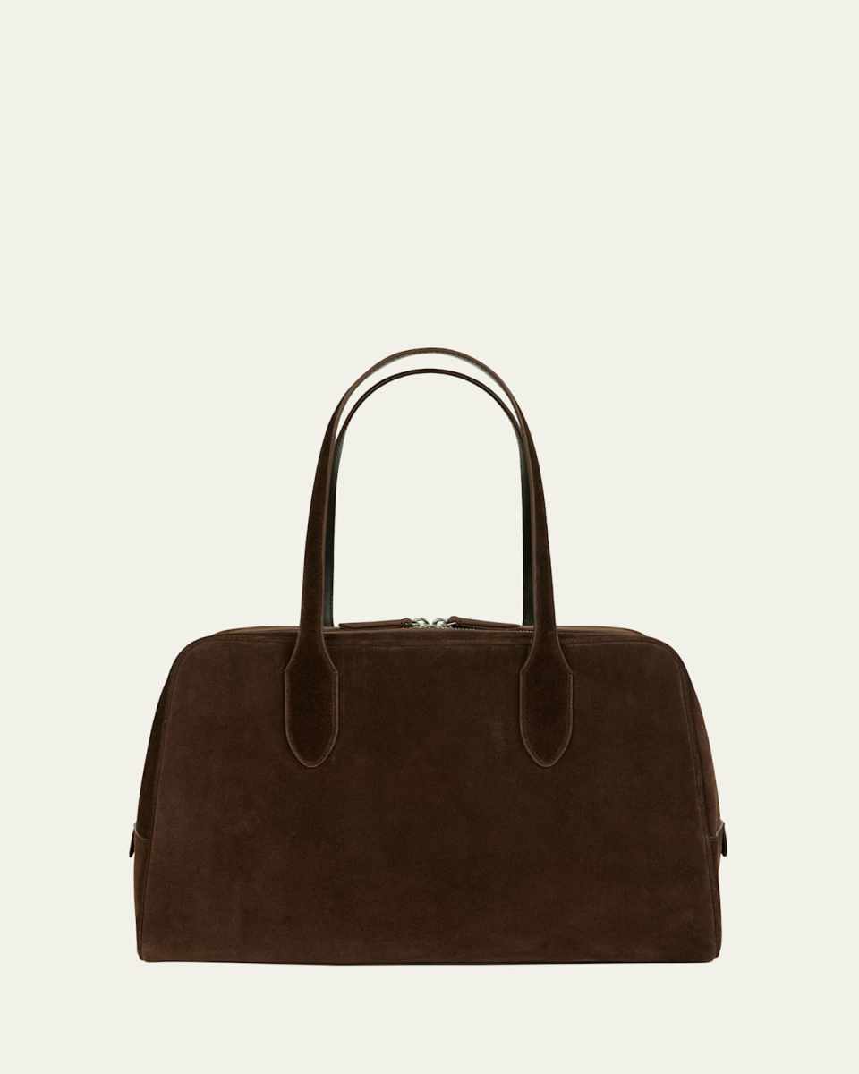 The Avenue 38 Suede Top-Handle Bag